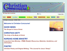 Tablet Screenshot of christianconcourse.org